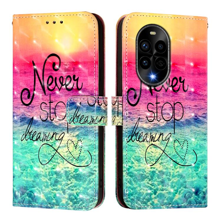 Funda de Cuero con Tapa Horizontal y Pintura 3D para Huawei Nova 13 Pro (Chasing Dreams)