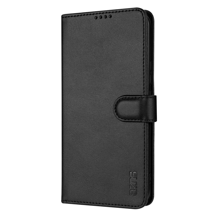 Funda Piel Sintética con Tapa y Textura Becerro para Huawei Mate 70 Azns (Negra)