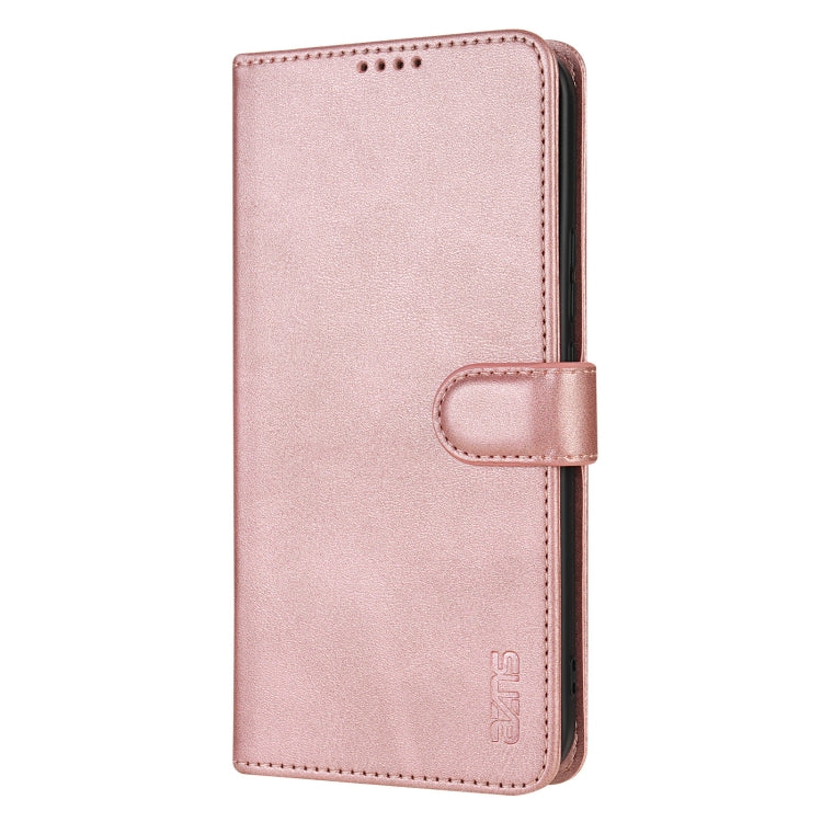 Funda de Piel Sintética Azns con Tapa para Huawei Mate 70 Pro/70 Pro+ (Oro Rosa)