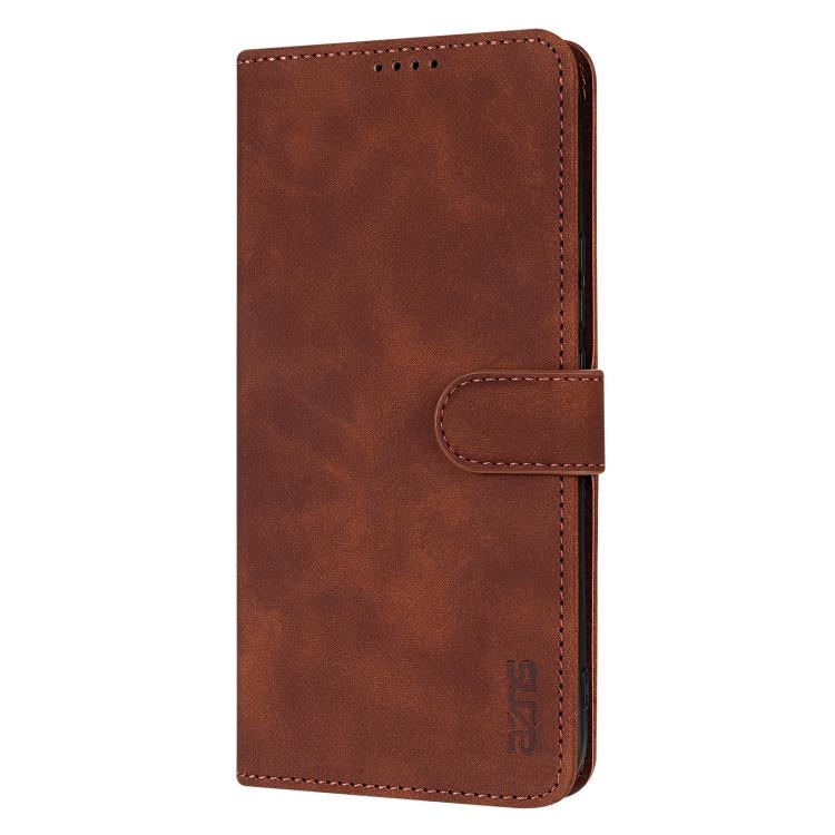 Funda Piel Sintética con Tapa para Huawei Enjoy 70X Maimang 30 Azns (Marrón)