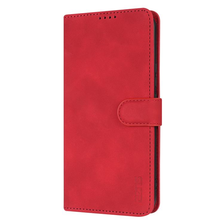 Funda de Piel Sintética con Tapa para Huawei Enjoy 70X Maimang 30 Azns (Rojo)
