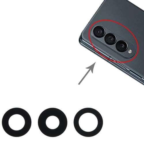 Rückkameraobjektiv Samsung Galaxy Z Fold4 SM-F936B (10 Stück)
