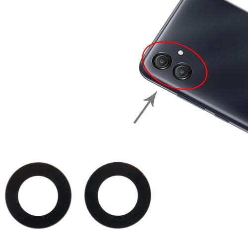 Lente de Cámara Trasera Samsung Galaxy A04E (10 Piezas)