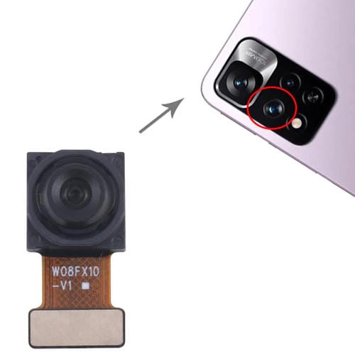 Cámara ancha original para Xiaomi Redmi Note 11 Pro 4G