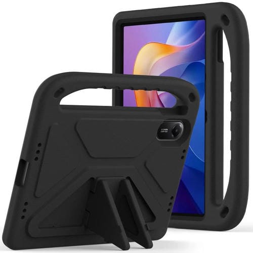 Funda de EVA a prueba de golpes con asa y soporte para Xiaomi Redmi Pad 2 (negra)