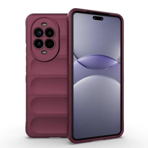Funda TPU y Franela con ProtecciĂłn MĂĄgica para Huawei Nova 13 Pro 5G (Rojo Vino)