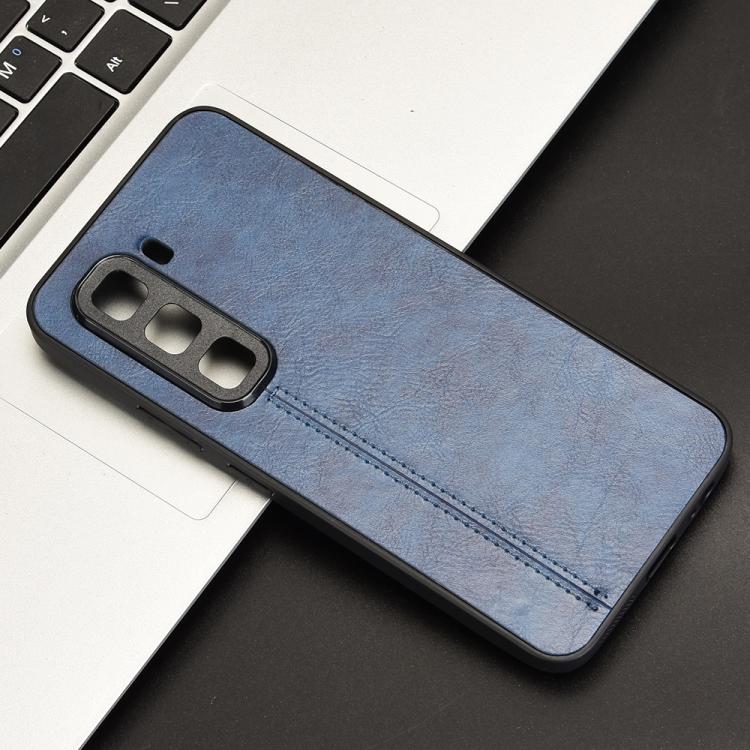 Funda para Teléfono Infinix Hot 50 Pro+ 4G Estampado de Vaca (Azul)