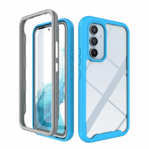 Funda para Teléfono Samsung Galaxy A54 5G PC TPU a Prueba de Golpes (Azul Cielo)