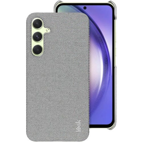 Funda para Teléfono Samsung Galaxy A35 5G Imak Ruiyi Series Textura Tela Pu + PC (Gris Claro)