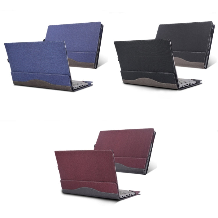 Funda Protectora de Cuero para Portátil Lenovo Ideapad Slim 5 Slim 5I Gen 8 a Prueba de Golpes (Negra)