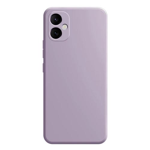 Funda para Teléfono Samsung Galaxy A05 Silicona Líquida Imitación (Púrpura Claro)