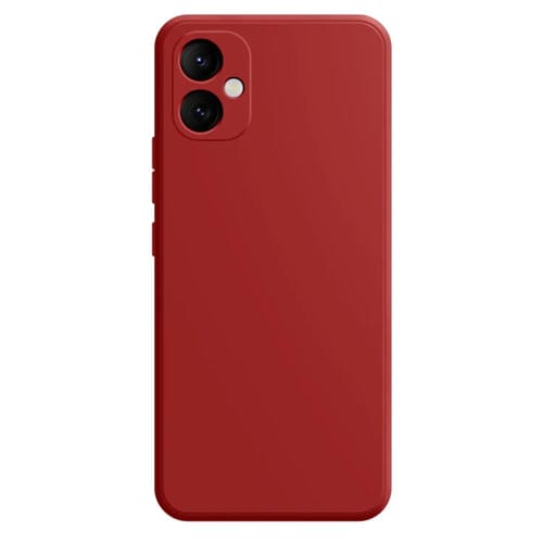 Funda para Teléfono Samsung Galaxy A05 Silicona Líquida Imitación (Rojo Oscuro)