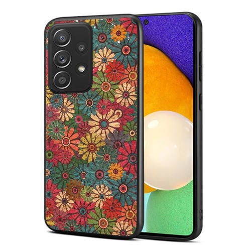 Funda para teléfono Samsung Galaxy A52 Four Seasons Flower Language TPU (Verde Primavera)