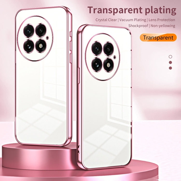 Funda para Teléfono OnePlus 13 con Orificios Finos y Revestimiento Transparente (Transparente)