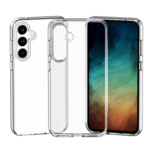 Funda para teléfono Samsung Galaxy A55 5G Terminator Style Glitter Powder a prueba de golpes (Transparente)