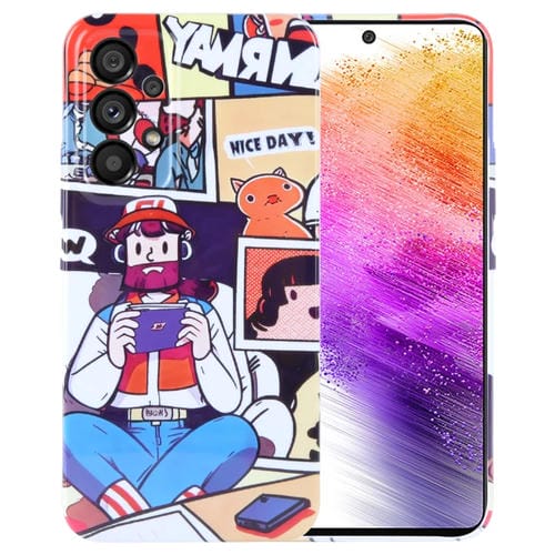 Estuche para Teléfono Samsung Galaxy A73 5G con Orificio Preciso PC Patrón Pintado (Vacationer)