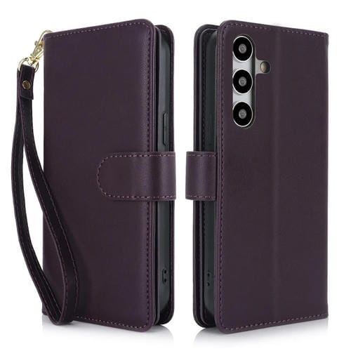 Funda para TelĂ©fono Samsung Galaxy A54 5G Cuero Rfid Billetera MultiTarjeta (PĂșrpura Oscuro)