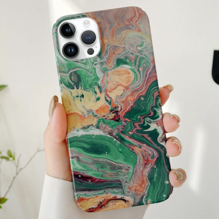 Funda para iPhone 16 Pro Max Barniz de Agua Stick PC Phone Case (Waves)