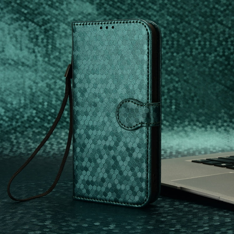 Funda de Cuero Huawei Mate 70 Pro/70 Pro+ Textura de Puntos Panal (Verde)