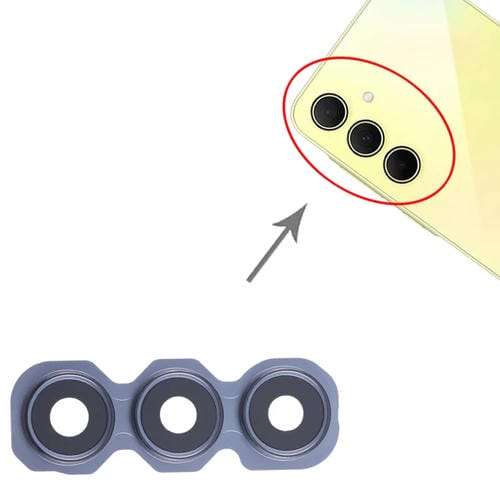 Rear Camera Lens Cover Samsung Galaxy A35 SM-A356B (10 Pieces) (Blue)