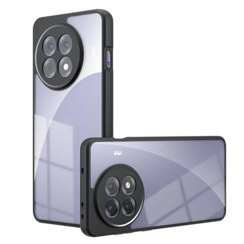 Funda hĂbrida TPU y PC para OnePlus Ace 5/5 Pro con orificio preciso (Transparente)