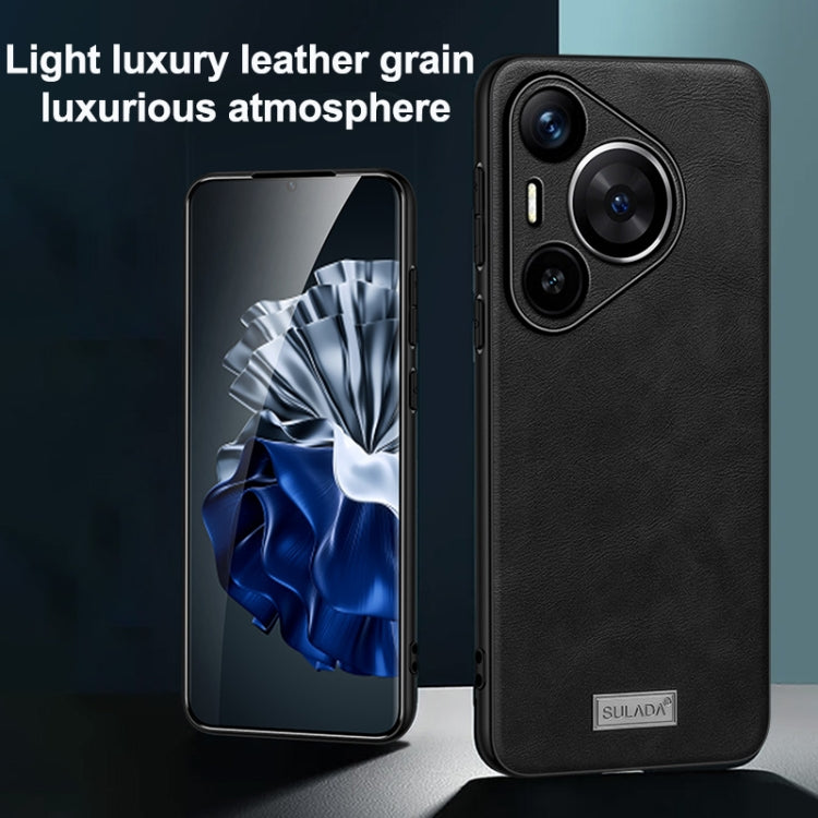 Funda de TelĂ©fono HĂbrida Sulada para Huawei Mate 60 Rs Ultimate a Prueba de Golpes (Negro)
