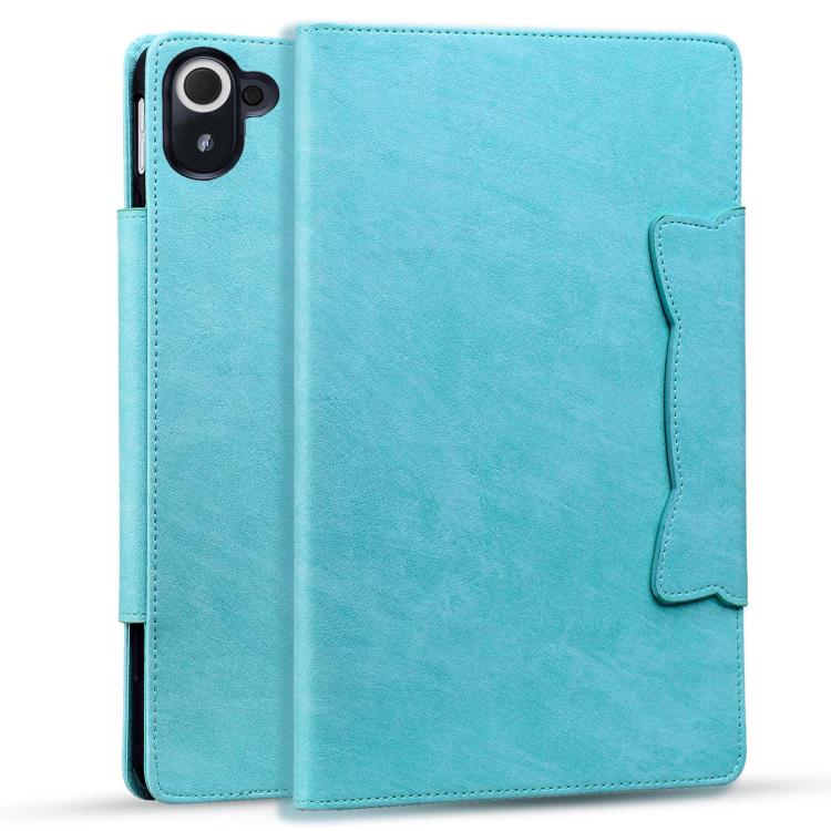 Funda de cuero con hebilla de gato para Xiaomi Redmi Pad 8.8 pulgadas 2025 (azul cielo)