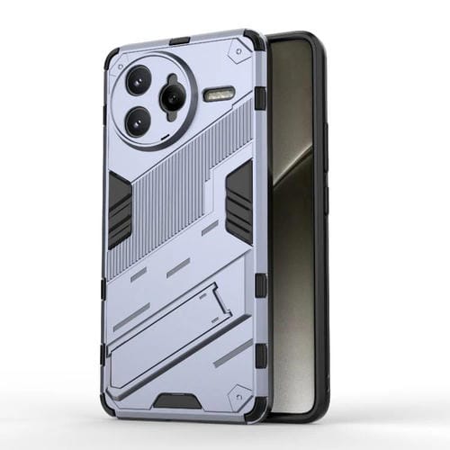Para Redmi K80 Pro Punk Armor 2 En 1 PC + Funda de Teléfono de TPU con Soporte (Gris)