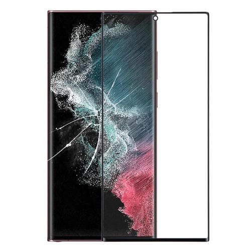 Verre extérieur de lentille Samsung Galaxy S22 Ultra avec adhésif OCA - (10 pièces)