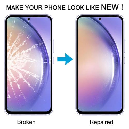 Glass Lens Front Screen Samsung Galaxy A54 SM-A546B with OCA Adhesive (10 Pieces)