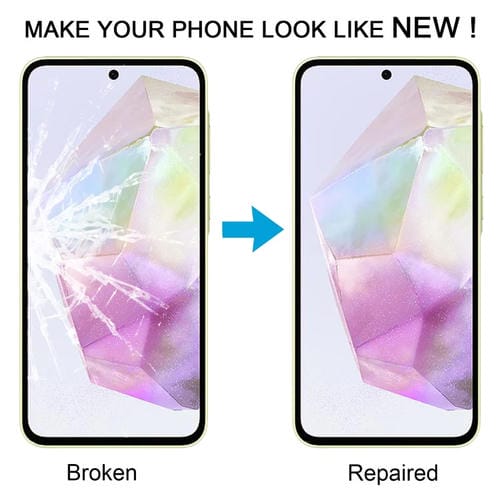 Äußere Glaslinse OCA Samsung Galaxy A35 SM-A356B (10 Stück) Frontbildschirm