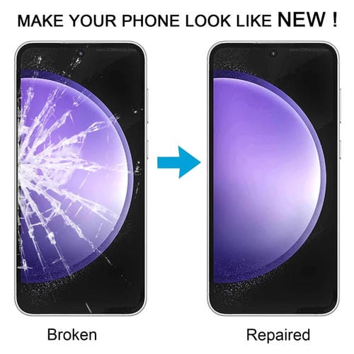 Lente de Vidrio Exterior Samsung Galaxy S23 FE SM-S711B con Adhesivo OCA - (10 Piezas)