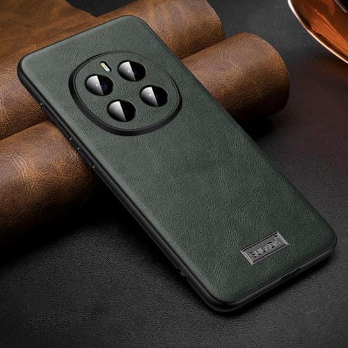 Funda de Teléfono Cuero Híbrido TPU Sulada para Honor Magic7 (Verde)