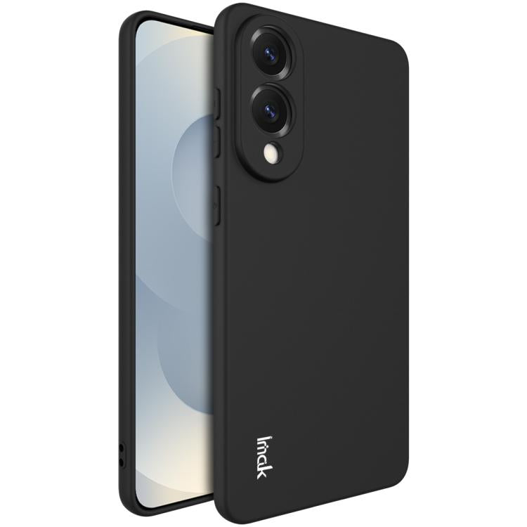 Funda de TPU esmerilado a prueba de golpes para Samsung Galaxy S25 Edge 5G (imak UC-3 Series) (Negro)