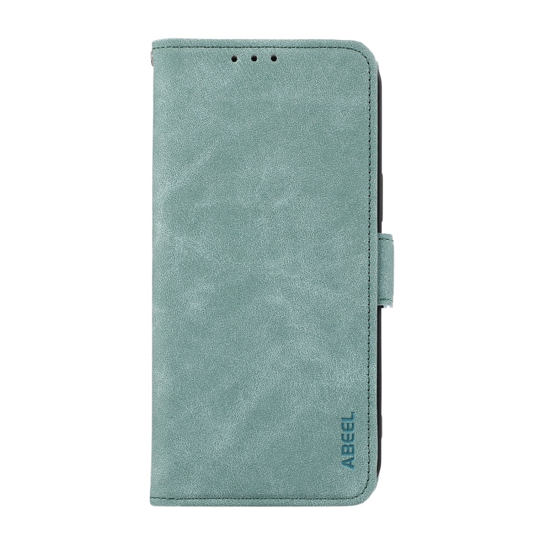 Funda de Cuero Abeel con Imán Rfid y Acabado Esmerilado para OnePlus Nord 13 (Cian)