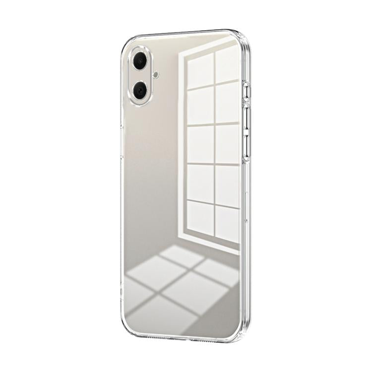 Funda transparente con orificios finos para Samsung Galaxy A07 (transparente)