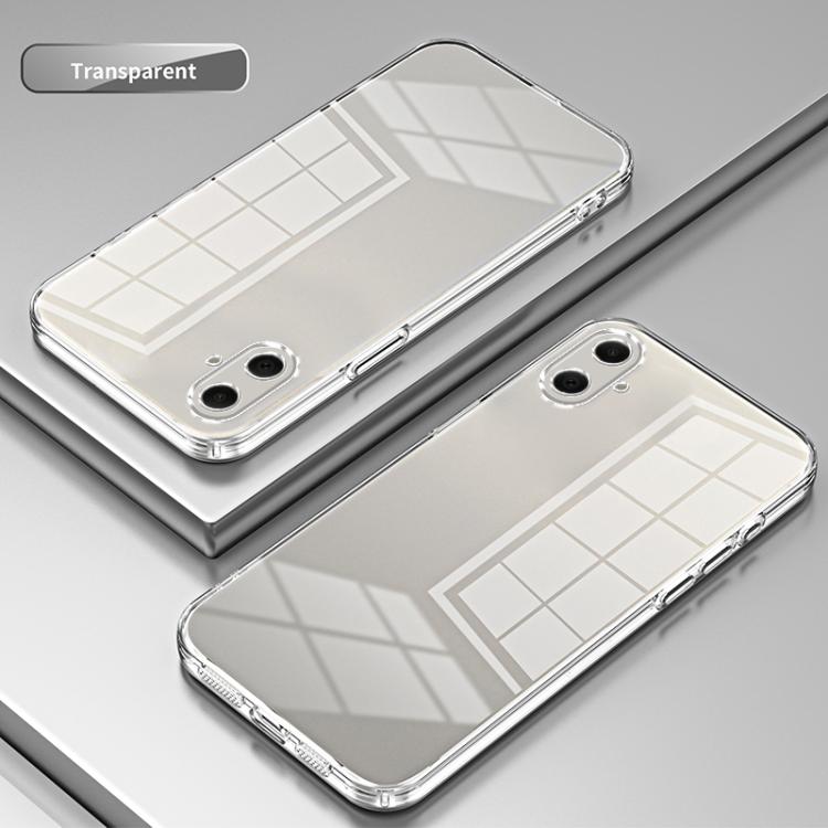 Funda transparente con orificios finos para Samsung Galaxy A07 (transparente)