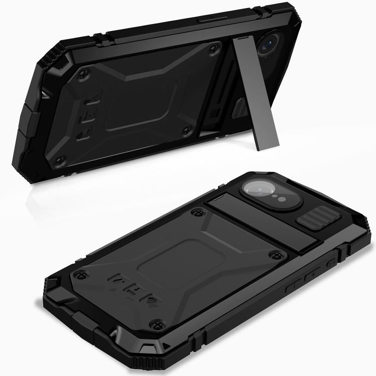 Funda para iPhone 16E R-Just Life Resistente al Agua Polvo Golpes (Negra)