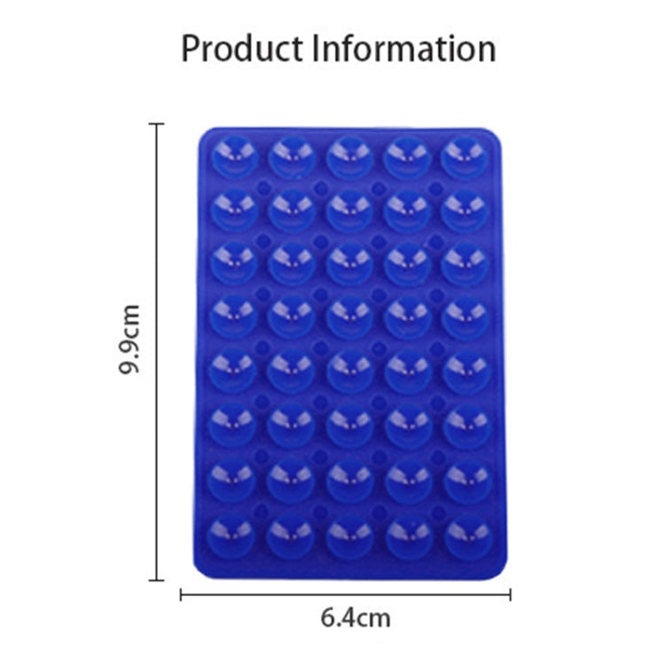 Adhesivos Traseros con Ventosa Doble Cara Silicona para Teléfono Móvil (Morado Claro) 40 unidades