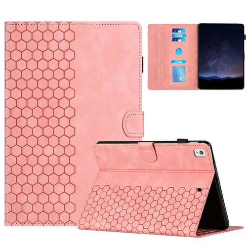 Funda para Tablet Samsung Galaxy Tab A7 Lite T220 Piel Relieve Panal (Rosa)
