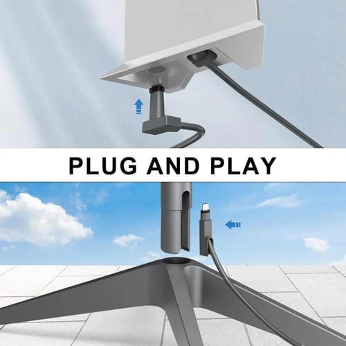 Cable de Conexión Ethernet SL201 Cat5E para Starlink Gen2, Longitud 5 m