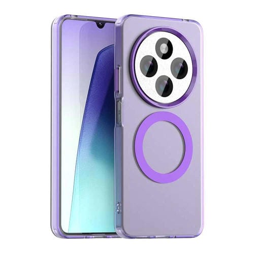 Funda Híbrida de TPU para PC con Protección Magsafe Candy para Redmi A4 (Morado)