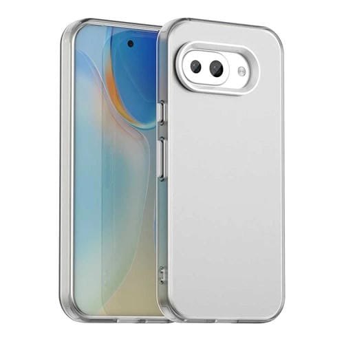 Funda hĂbrida TPU para Google Pixel 9A a prueba de golpes Candy PC (Blanca)