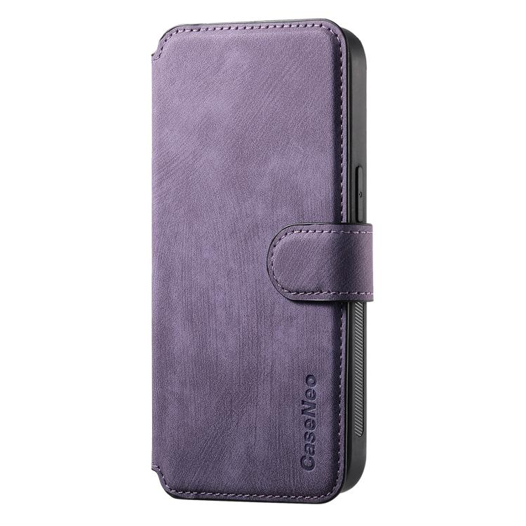 Funda de Cuero Retro Antirrobo con Rfid y Magsafe para iPhone 16E (Morado)