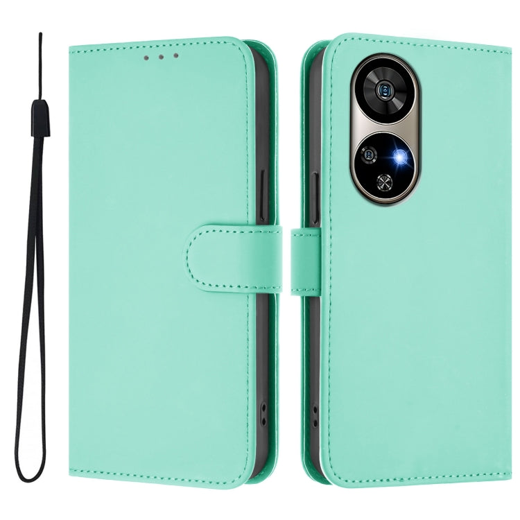 Funda de Piel con Cordón para Ulefone Note 17 Pro Diseño Sintético (Verde Menta)