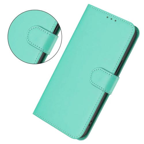 Funda de piel sintética con cordón para ZTE Blade A52 Lite (verde)