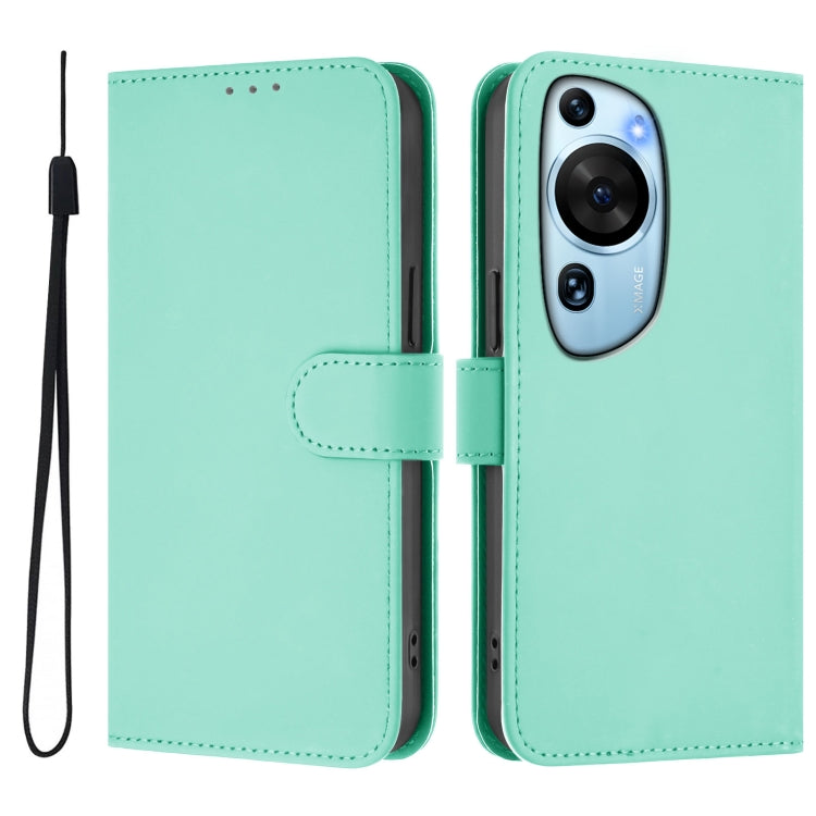Funda de Cuero con Cordón Art Skin Feel para Huawei P60 (Verde Menta)