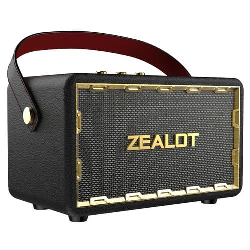 Altavoz Bluetooth Portátil Zealot Mt01 Retro Card Inalámbrico (Negro)
