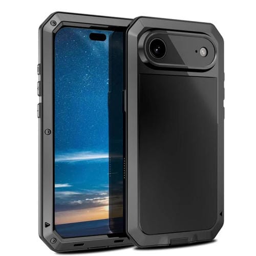 Funda metálica triple a prueba de golpes RedPepper para iPhone 17 Air (negra)