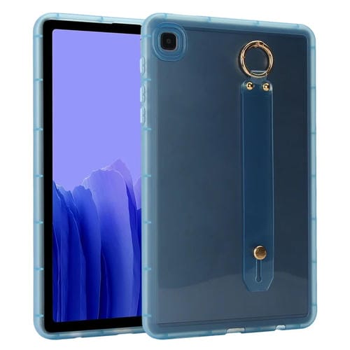 Funda hĂbrida TPU suave para Tablet Samsung Galaxy Tab A7 10.4 2020 T500 con soporte para pulsera (Azul)